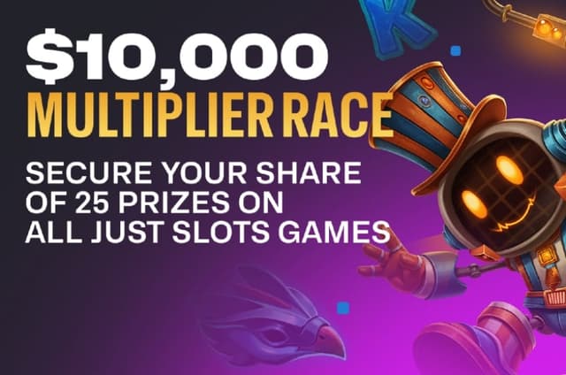 Razed Just Slots Multiplier Race
